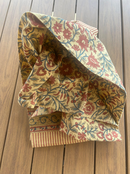 Block print tablecloths