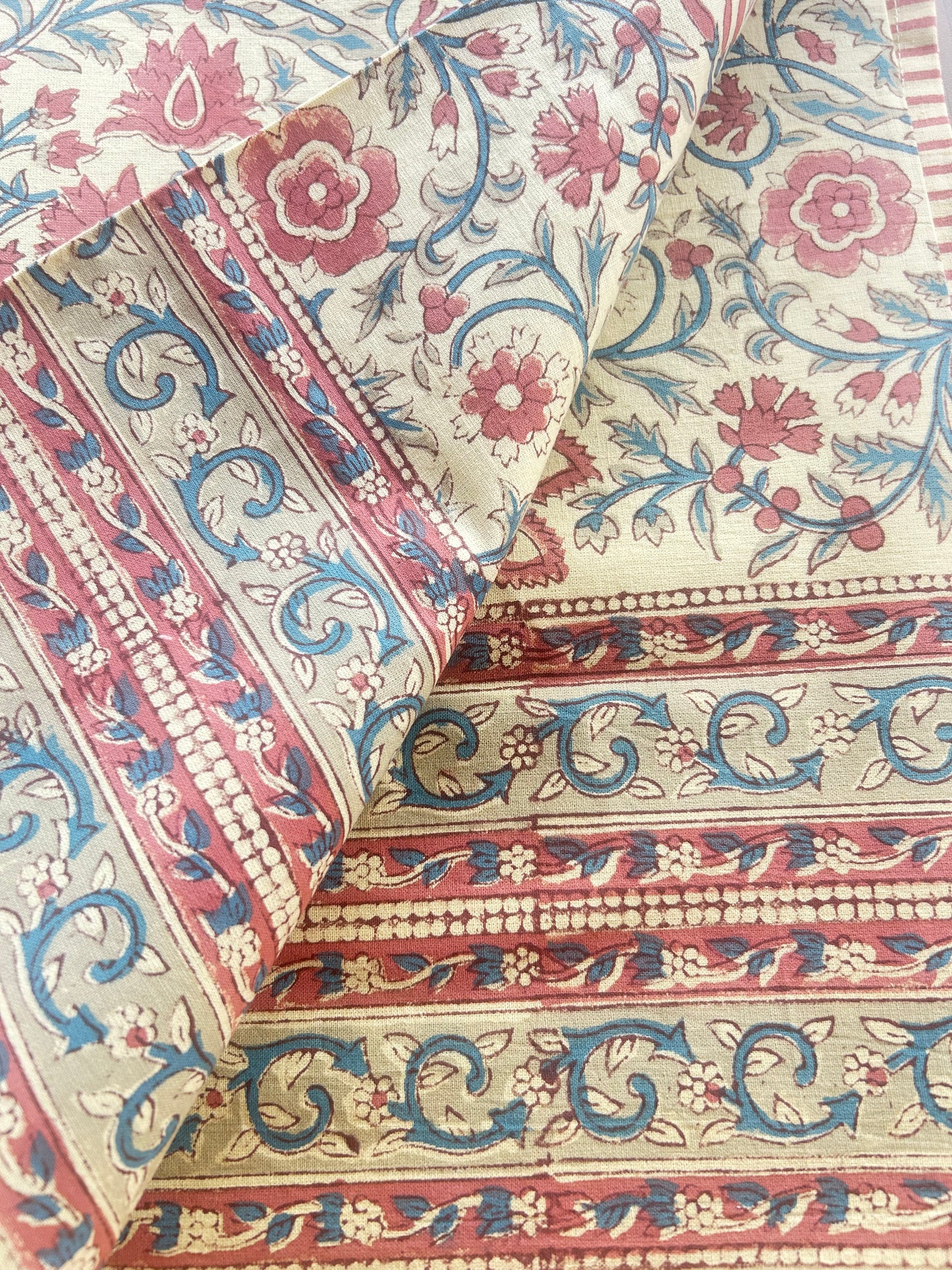 Block print tablecloths